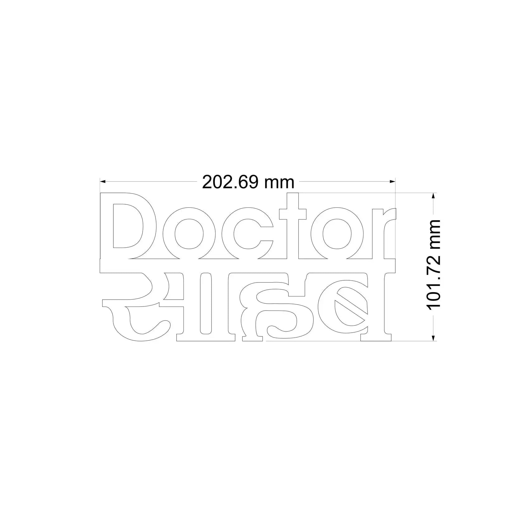 Doctor Sahib Blue Aesthetic Table Decor - Harshita Craft