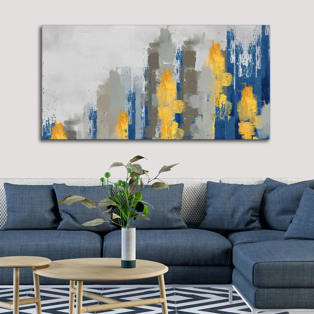 Beautiful Color Abstract Art Design Premium Canvas Wall Painting Decor Mantra