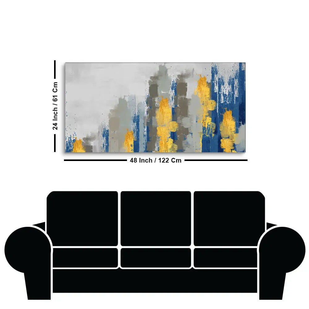 Beautiful Color Abstract Art Design Premium Canvas Wall Painting Decor Mantra