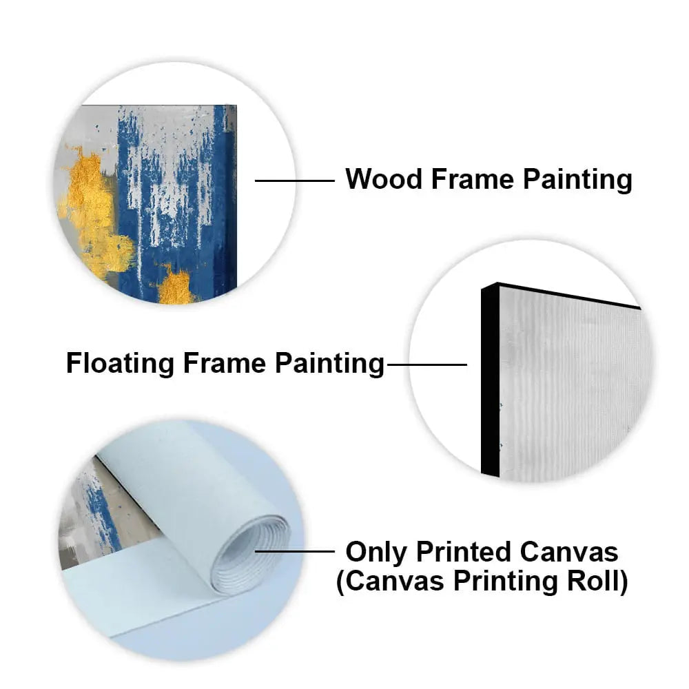 Beautiful Color Abstract Art Design Premium Canvas Wall Painting Decor Mantra