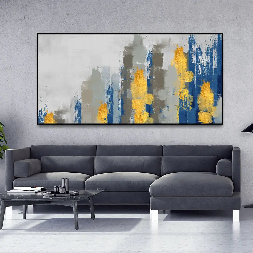 Beautiful Color Abstract Art Design Premium Canvas Wall Painting Decor Mantra