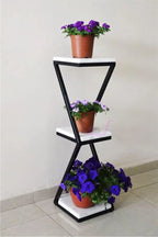 Beautiful Designer White Marble Side Table with Storage Shelf - Decor Mantra 