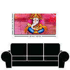 Beautiful Ganesha Abstract Art Canvas Wall Painting