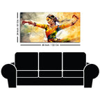 Beautiful Woman Dancing in Traditional Style Canvas Wall Painitng
