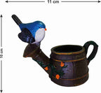 Resin Mini Watering Can Planter with Cute Bird - Harshita Craft