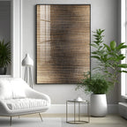 Modern Line Premium Acrylic Vertical Wall Art