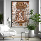 Bhagwan Mahavir Premium Acrylic Vertical Wall Art