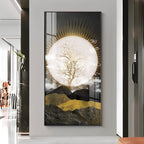 Full Moon Premium Acrylic Vertical Wall Art