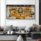 Trimbakeshwar Jyotirlinga Glass Finish Horizontal Wall Art