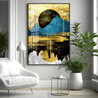 Mountain Glow Premium Acrylic Vertical Wall Art