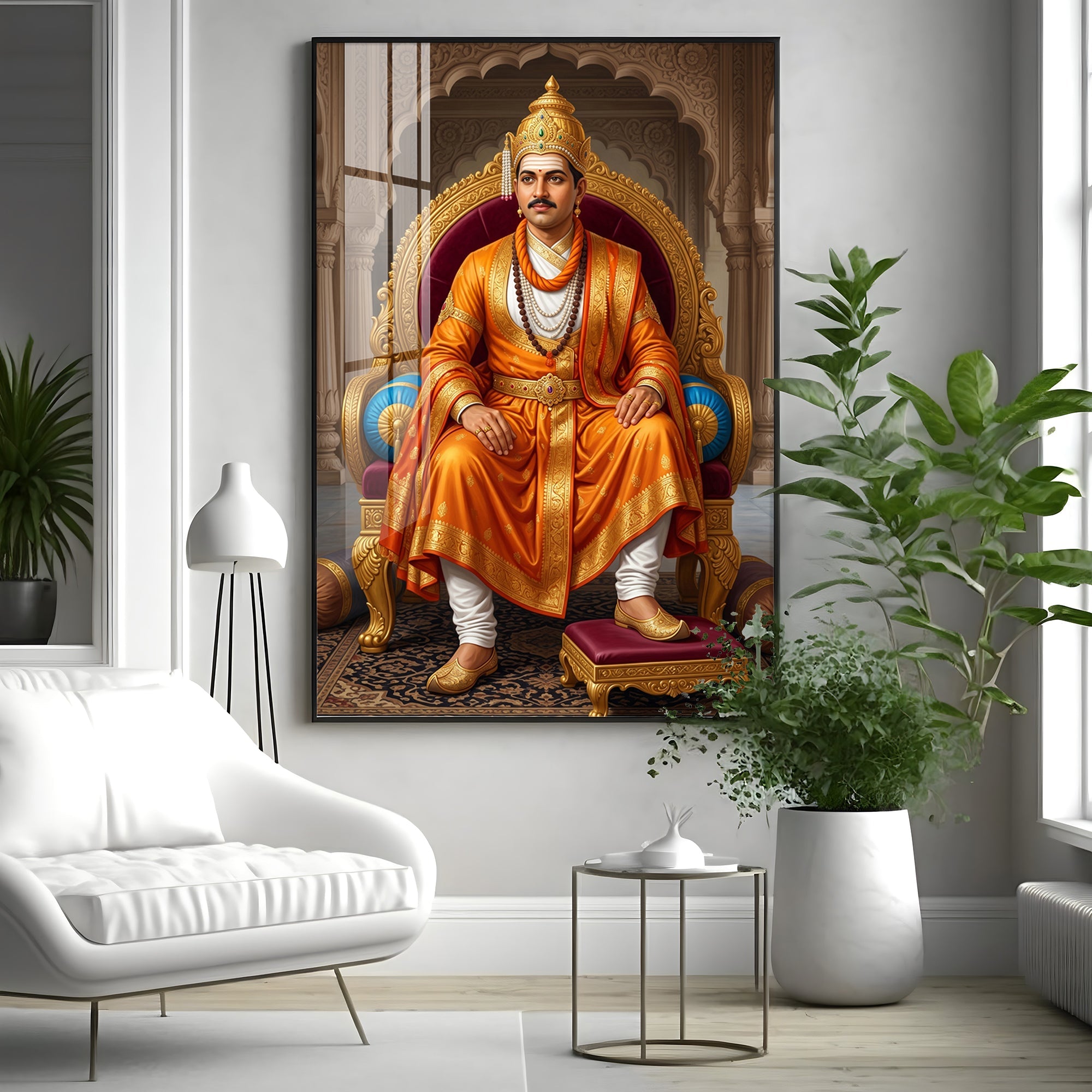 Shri Basavanna Premium Acrylic Vertical Wall Art