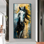 Horse Equine Elegance Premium Acrylic Vertical Wall Art