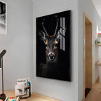 Sambar Deer Premium Acrylic Vertical Wall Art