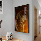 Bare Tree Premium Acrylic Vertical Wall Art