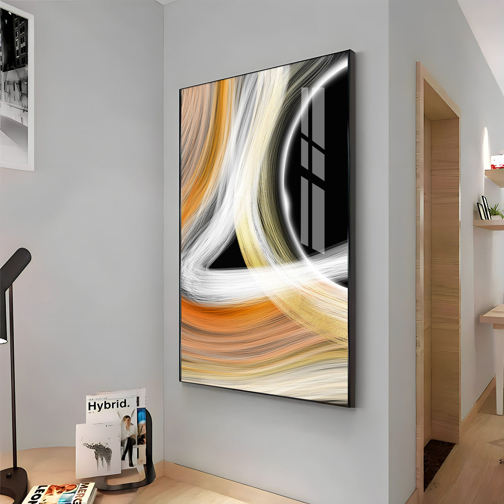 Vibrant Harmony Premium Acrylic Vertical Wall Art