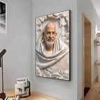 Neem Karoli Baba Ji Premium Acrylic Vertical Wall Art