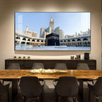 Kaaba Glass Finish Horizontal Wall Art