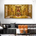 Somnath Temple Glass Finish Horizontal Wall Art