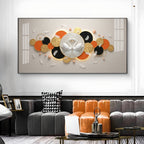 Pair Of White Swan Glass Finish Horizontal Wall Art