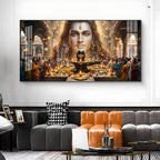 Divine Shiv Shankar Glass Finish Horizontal Wall Art