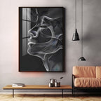 Black & White Beauty Premium Acrylic Vertical Wall Art