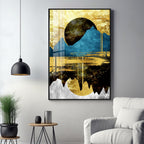 Mountain Glow Premium Acrylic Vertical Wall Art