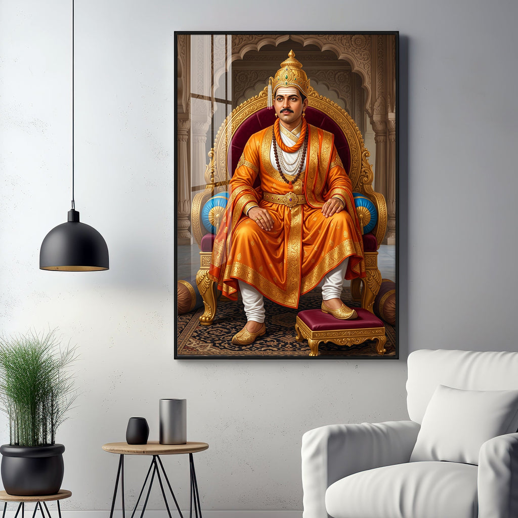 Shri Basavanna Premium Acrylic Vertical Wall Art