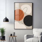 Circle Symphony Premium Acrylic Vertical Wall Art