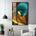 Multicolored Abstract Premium Acrylic Vertical Wall Art