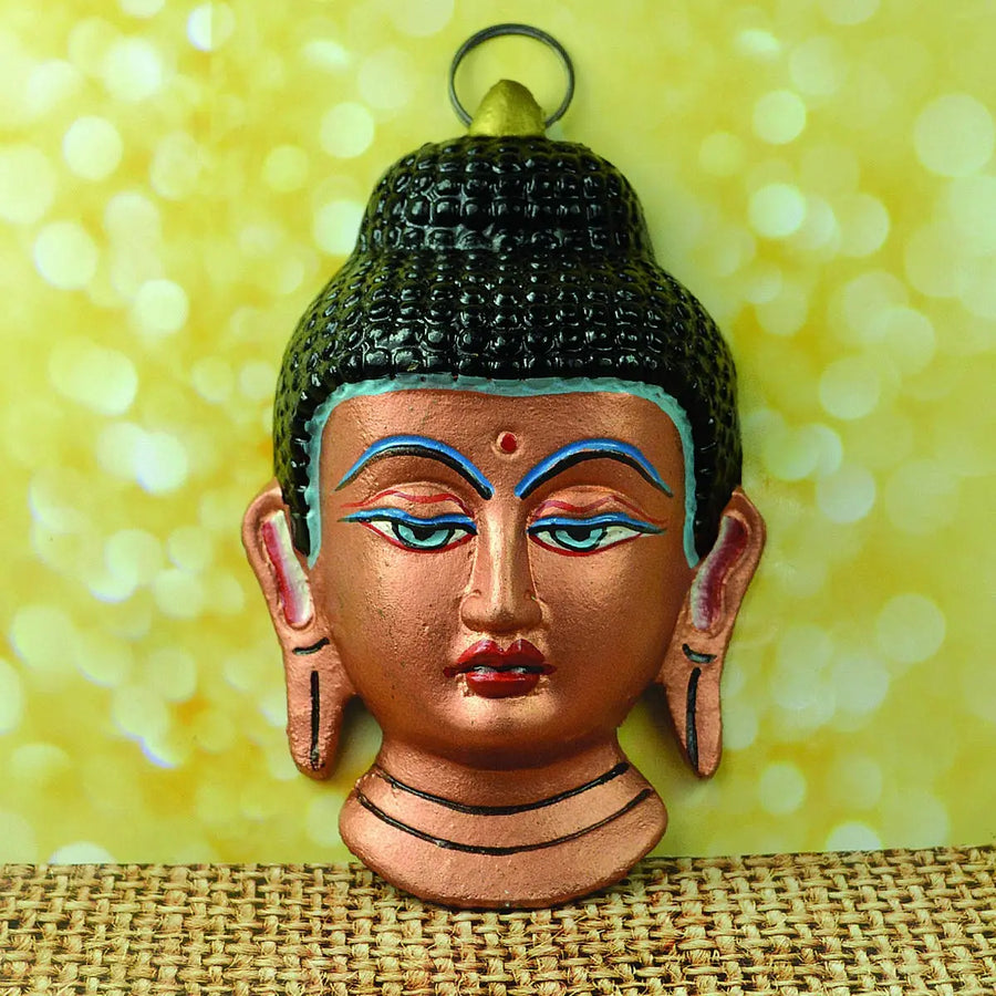 Buddha Head Wall Hanging Mask