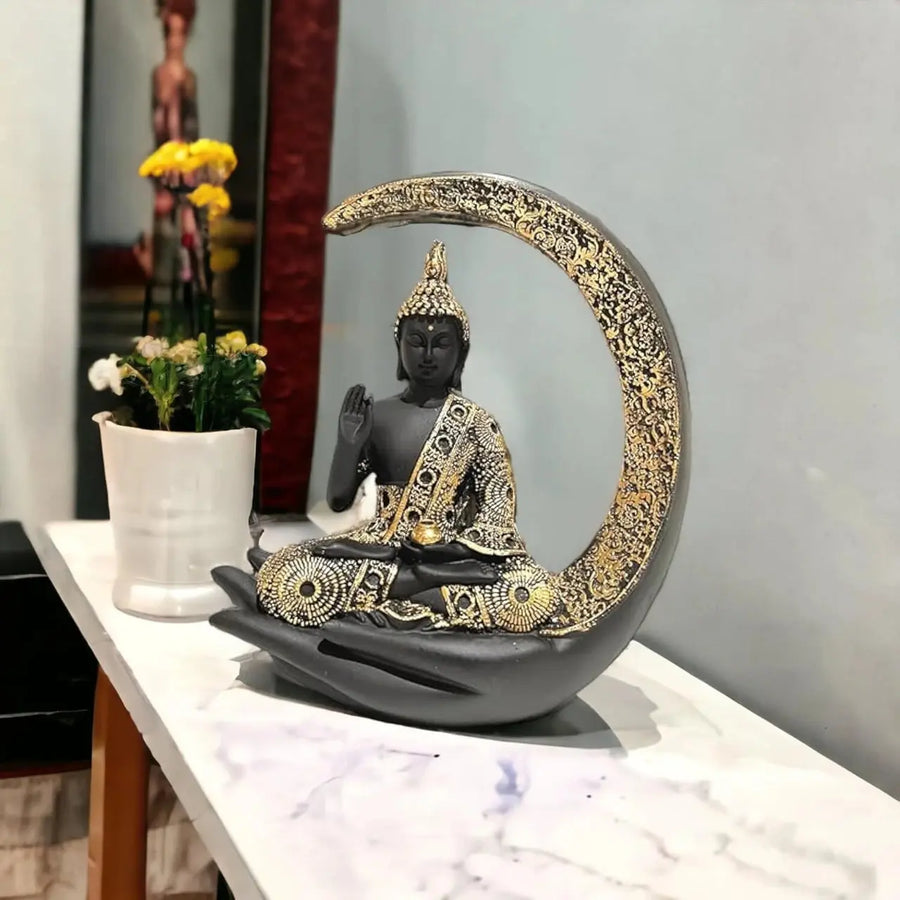 Moon Buddha Idol 