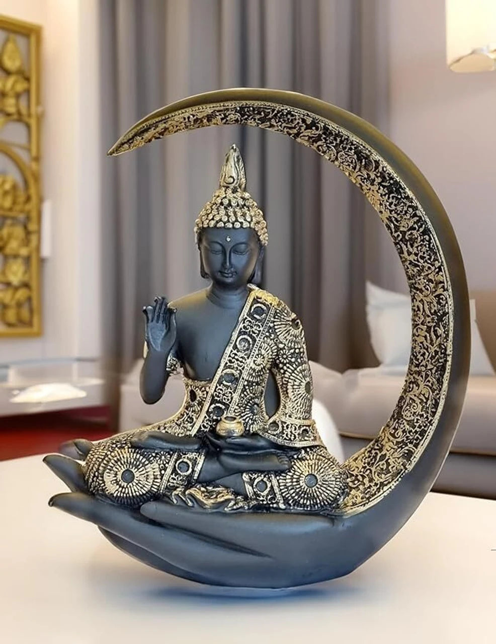 Moon Buddha Idol 