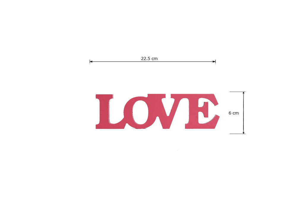 Love Pink Aesthetic Table Decor - Harshita Craft