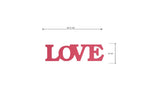 Love Pink Aesthetic Table Decor - Harshita Craft