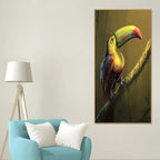 Canvas Wall Painting of Bird Toco Toucan Harshita Crafts