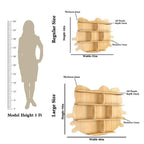 Cat Shape Backlit Designer Wooden Wall Shelf / Book Shelf / Night Light, Oak Finish - Decor Mantra 