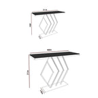 Classic Design Copper Console Table in Geometric Pattern - Decor Mantra 
