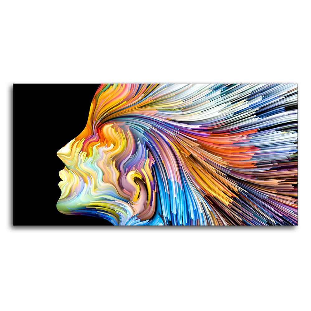 Stylish graphic painting