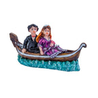 Romantic Couple Boat Statue