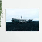 Plane Crash Floating Canvas Wall Painting - Decor Mantra 