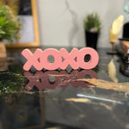 XOXO Pink Aesthetic Table Decor - Harshita Craft