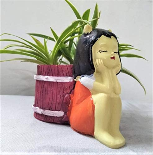 Resin Fairy Girl Flowerpot Planter 