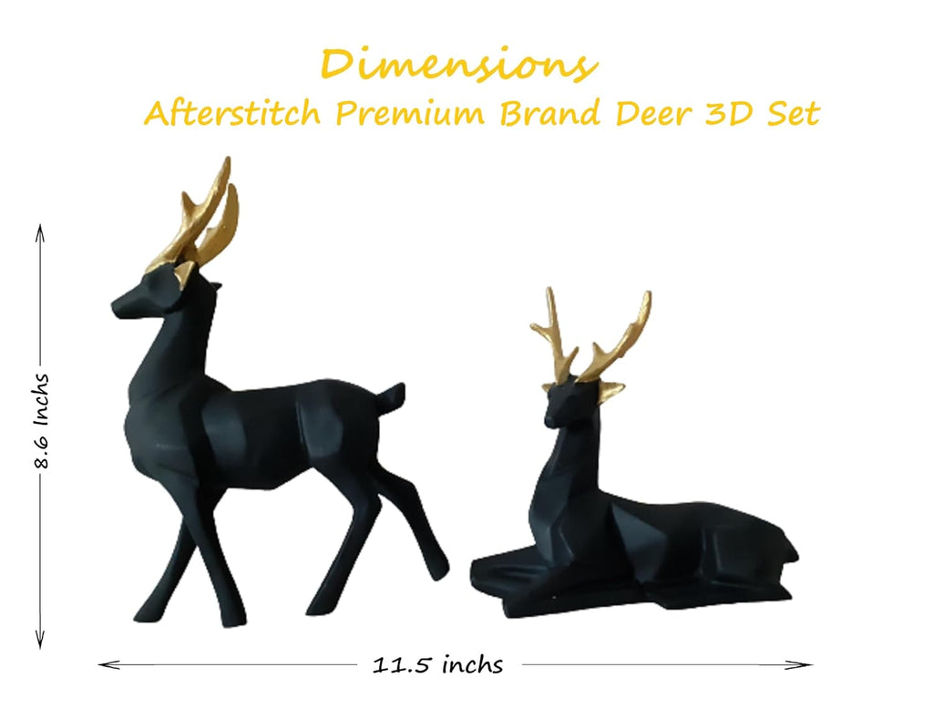 Deer Resin Showpiece for Home Decor