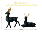 Deer Resin Showpiece for Home Decor
