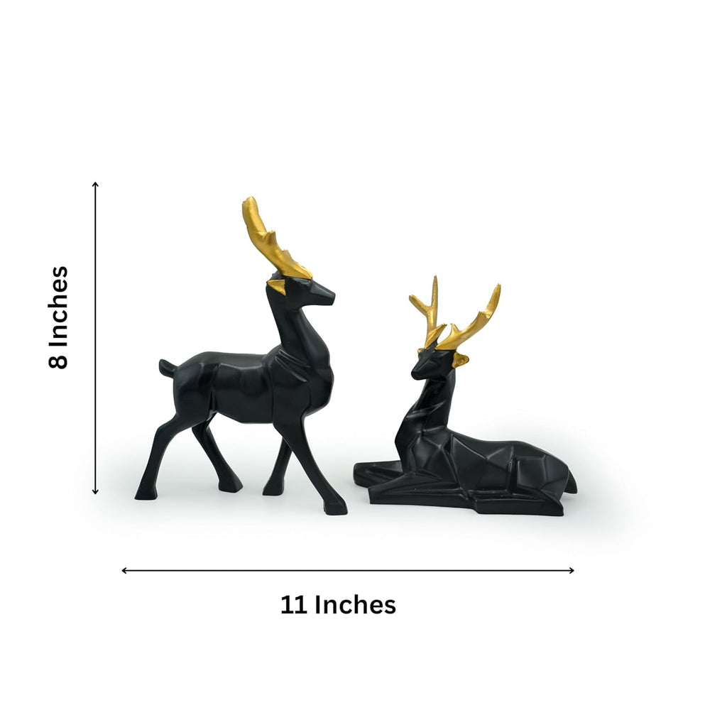 Deer Resin Showpiece for Home Decor