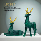Deer Resin Showpiece for Home Decor