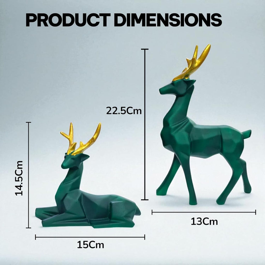 Deer Resin Showpiece for Home Decor