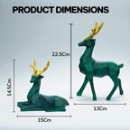 Deer Resin Showpiece for Home Decor