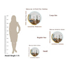 Designer Modern Stylish Round Shape Wooden Wall Mirror - Decor Mantra 