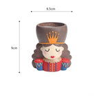 Queen Resin Flowerpot 